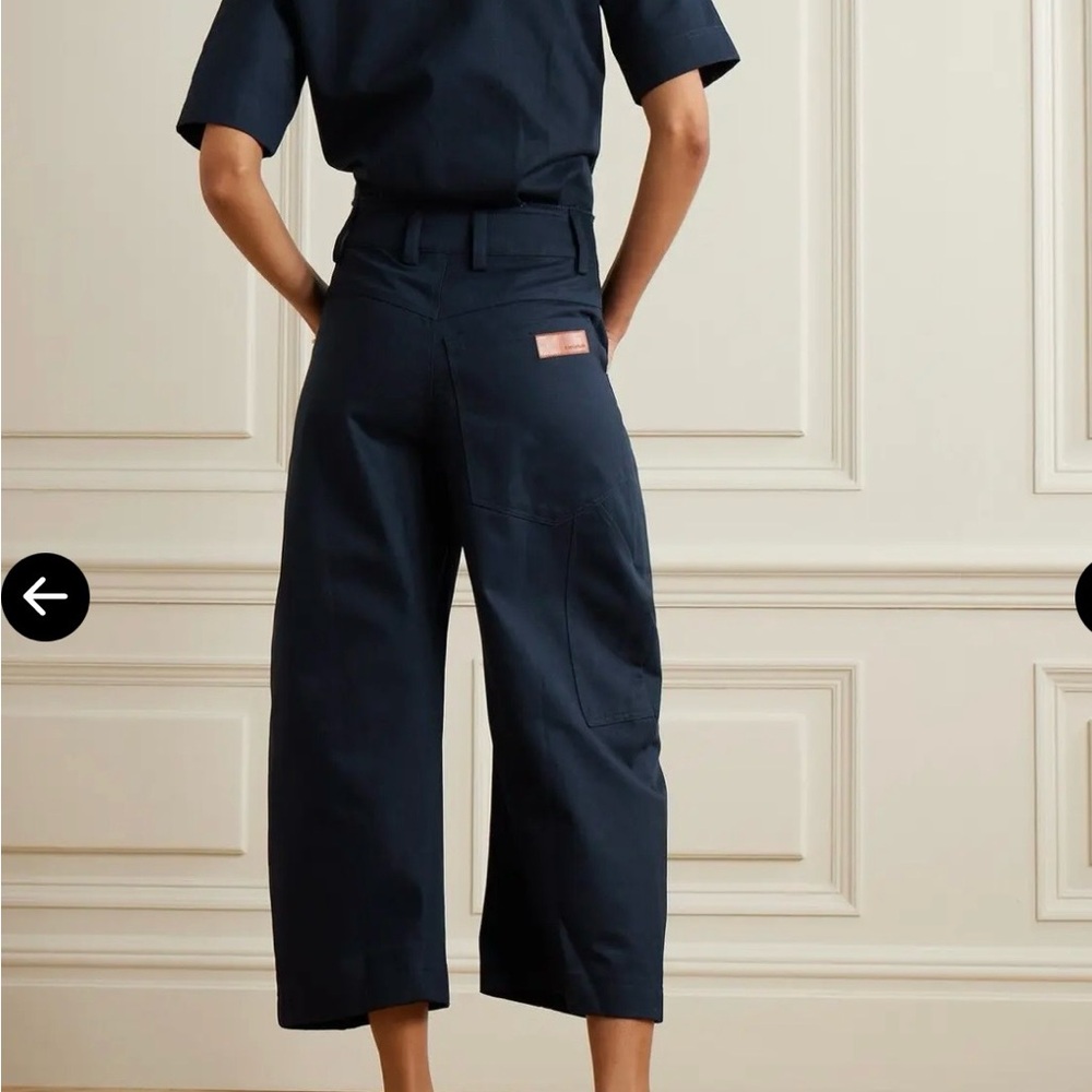 Rivet Utility Cotton Canvas Herringbone Jumpsuit - Picture 2 of 7
